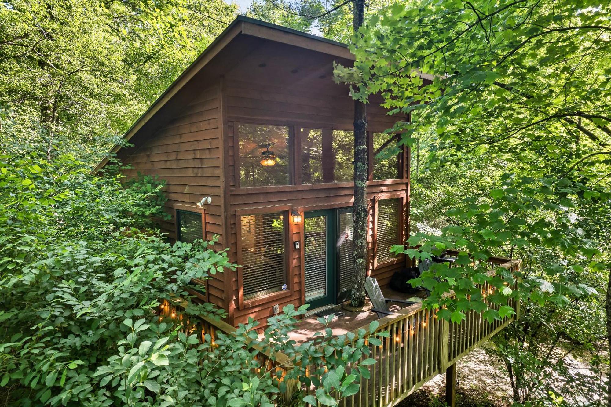 Rivers Edge Treehouses Робинсвил Екстериор снимка