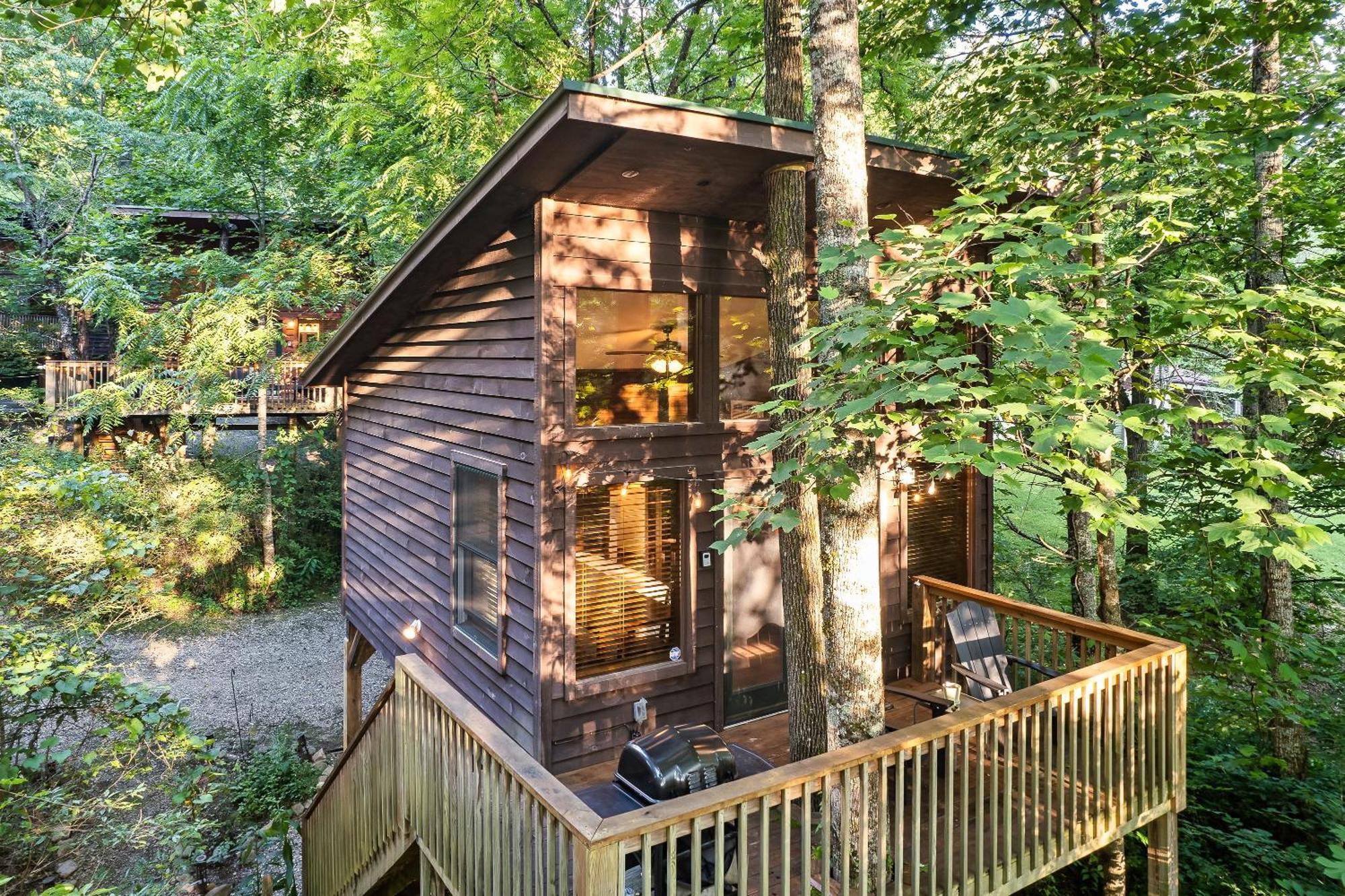 Rivers Edge Treehouses Робинсвил Екстериор снимка