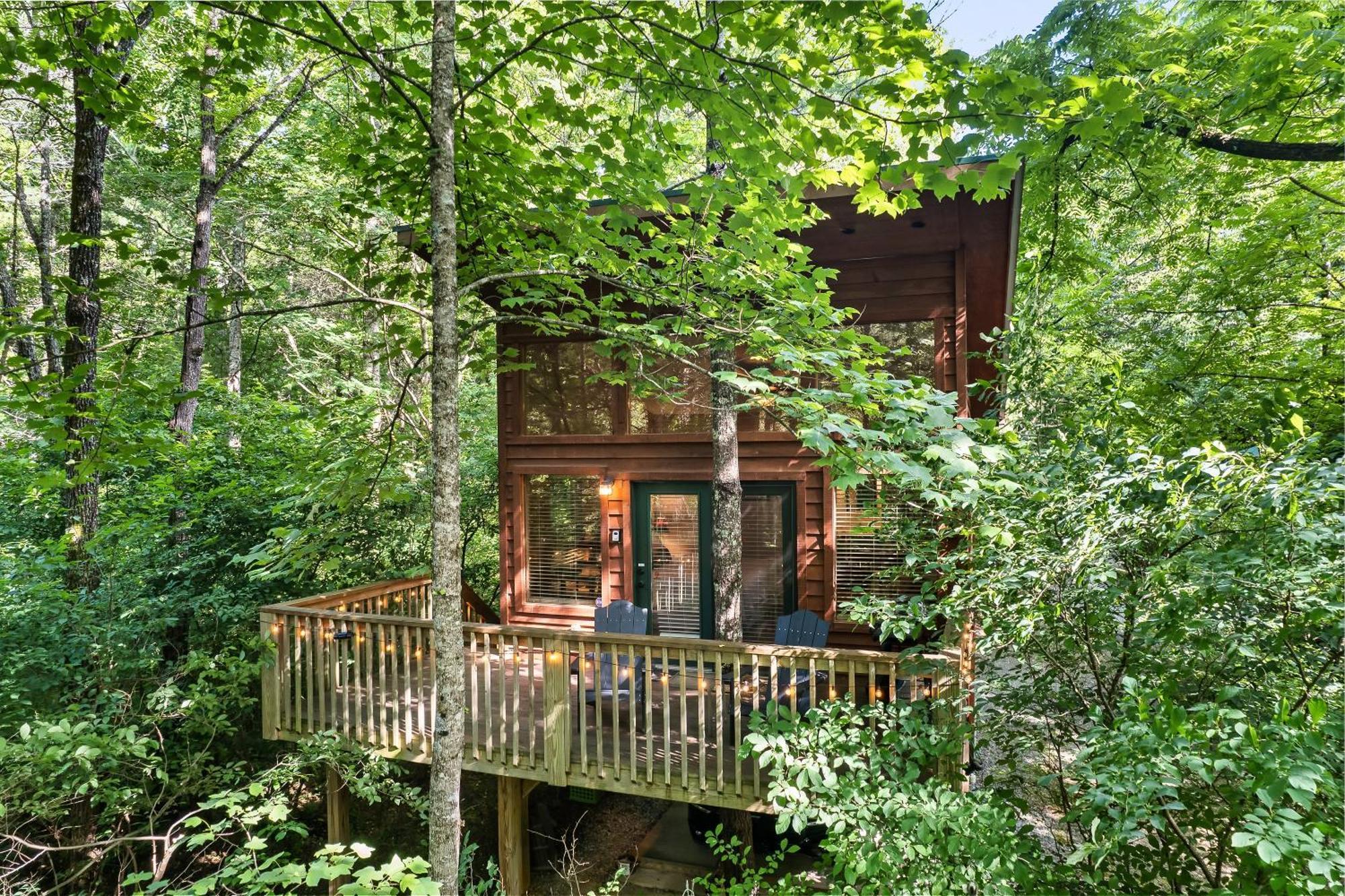 Rivers Edge Treehouses Робинсвил Екстериор снимка