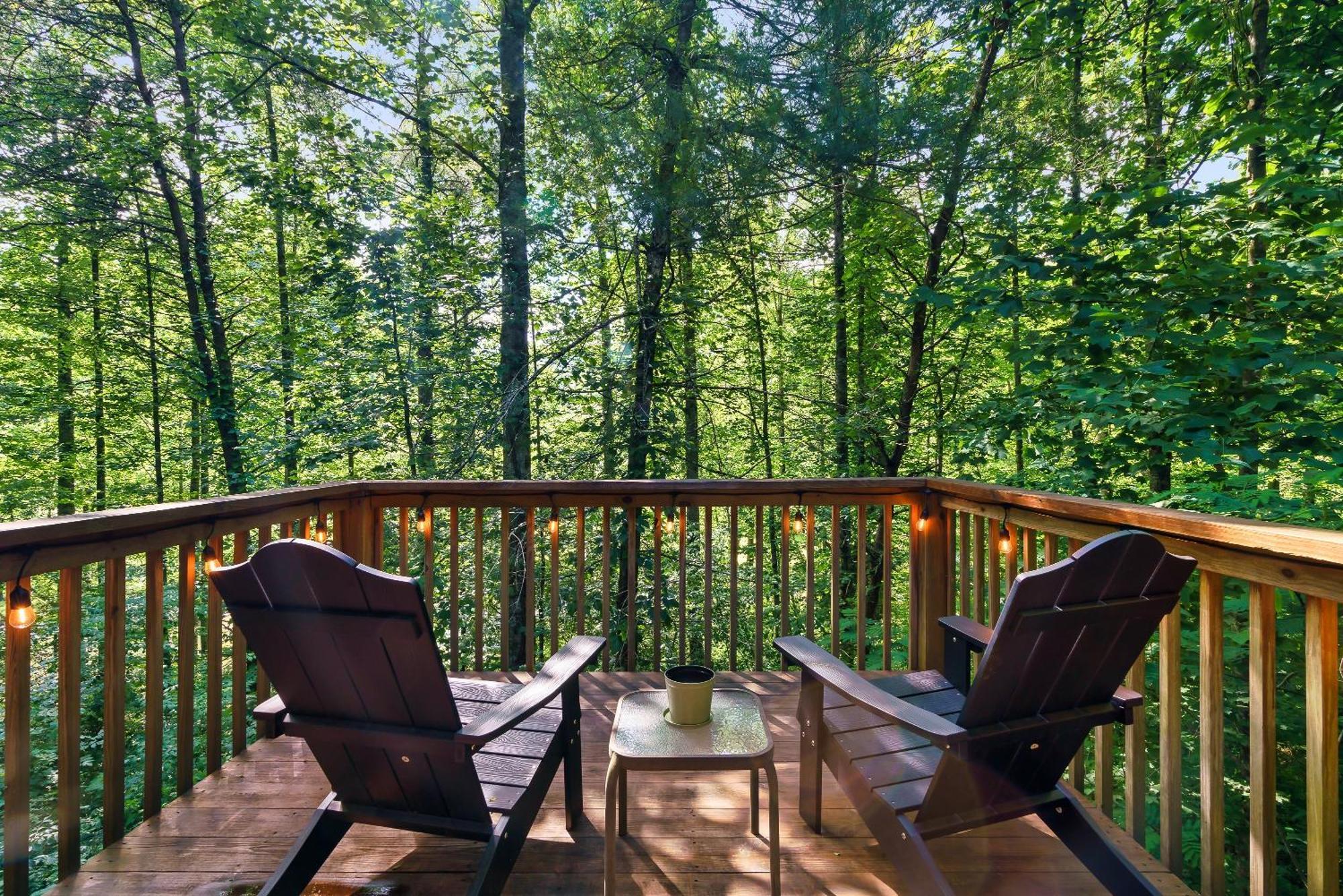 Rivers Edge Treehouses Робинсвил Екстериор снимка