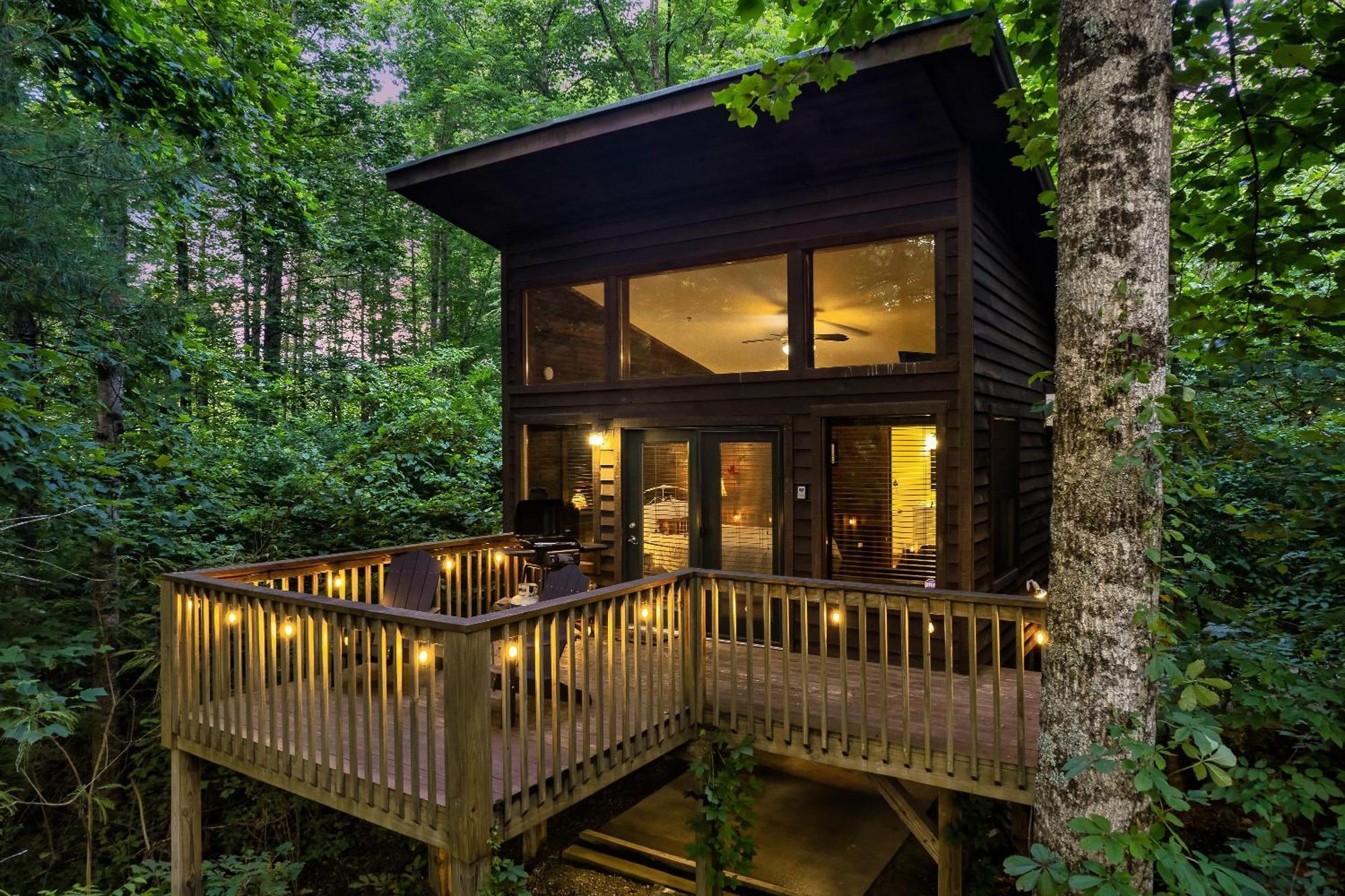 Rivers Edge Treehouses Робинсвил Екстериор снимка