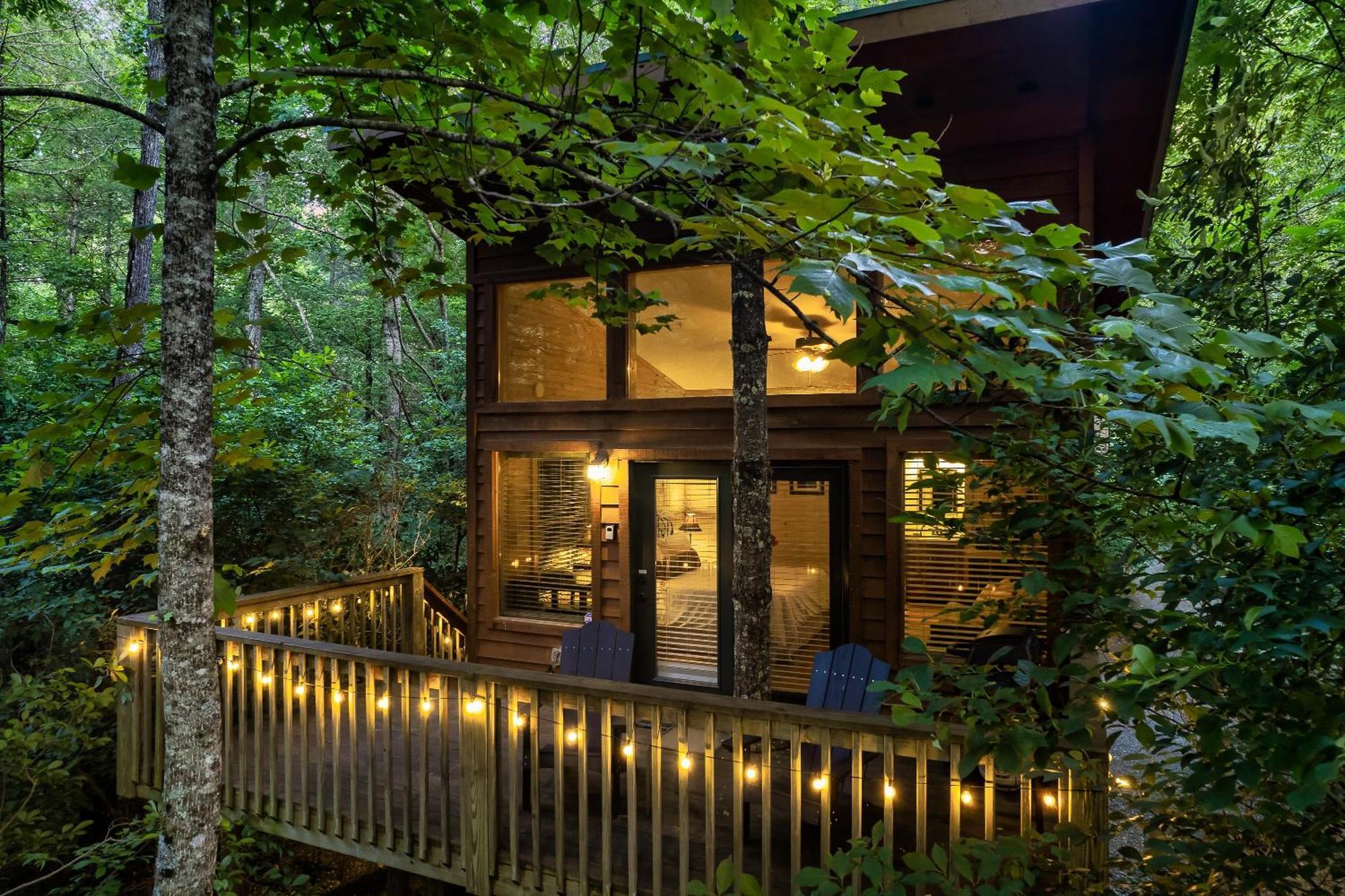 Rivers Edge Treehouses Робинсвил Екстериор снимка